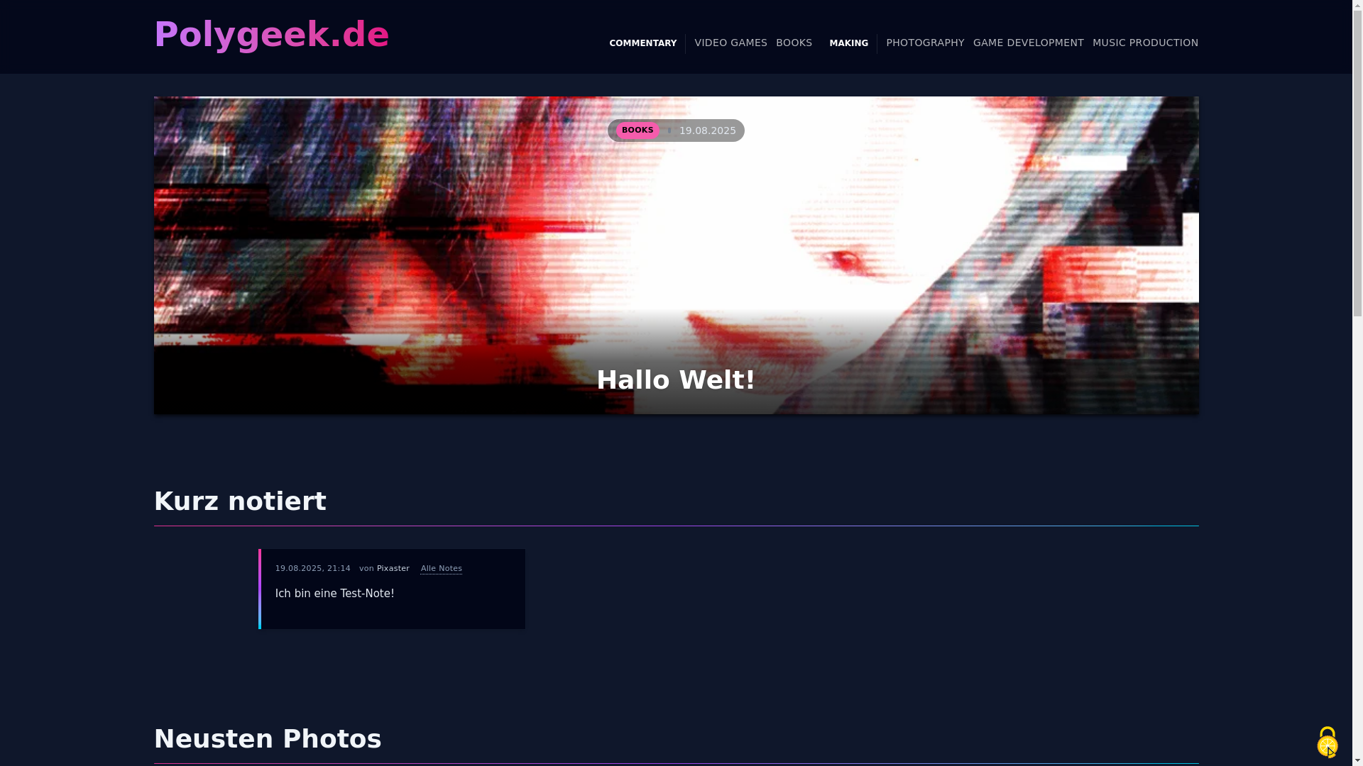 website screenshot of https://polygeekastrofrontend.pages.dev/