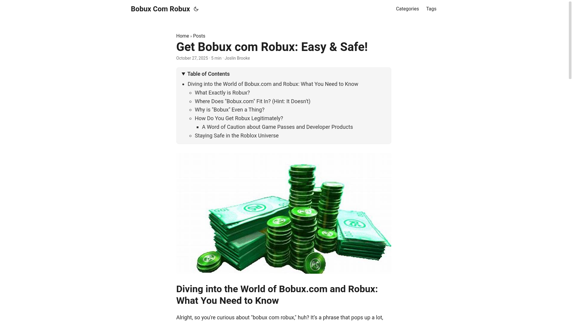 website screenshot of https://bobux-com-robux.pages.dev/