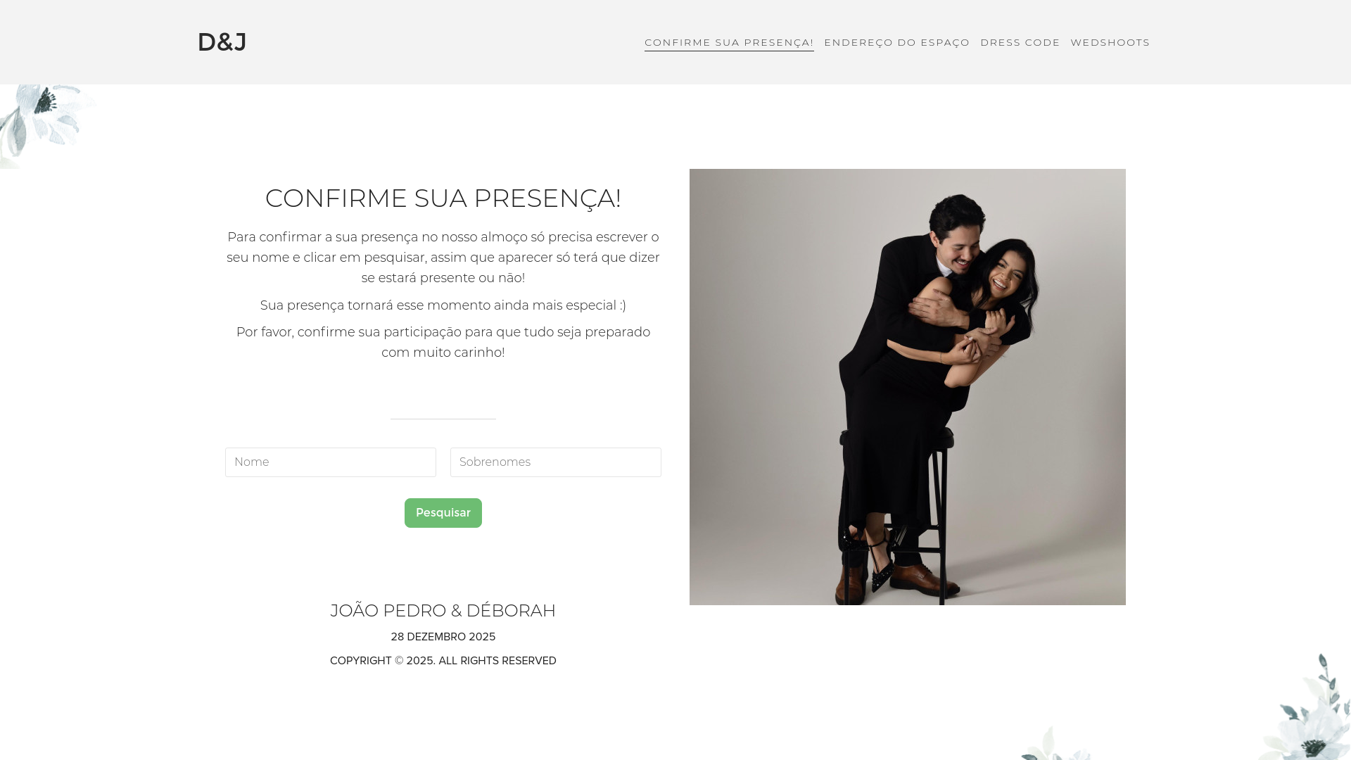 website screenshot of https://noivadojoaoedeborah.com/