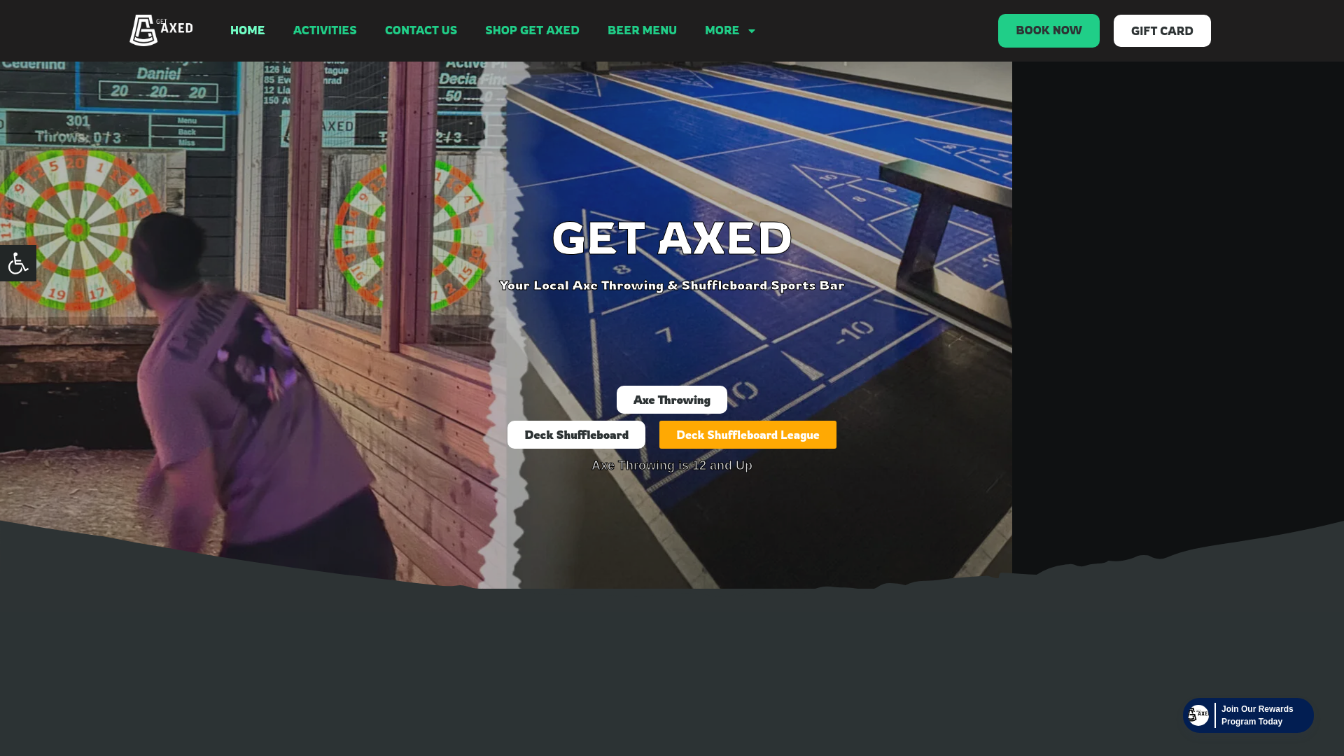 website screenshot of https://getgetaxed.org