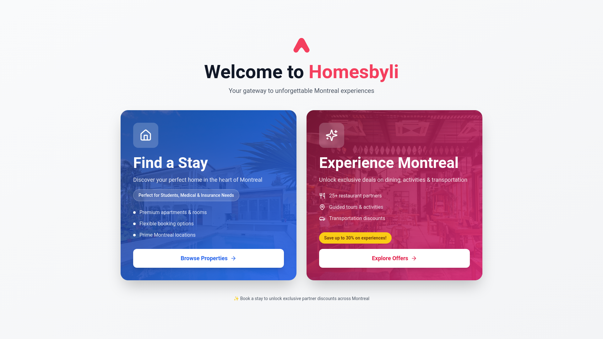 website screenshot of https://homesbyli.com