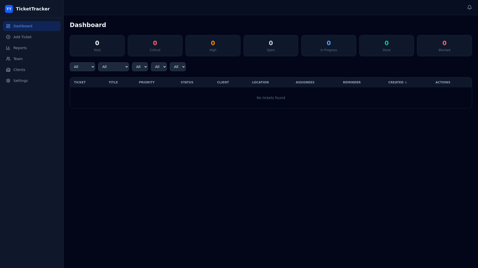 website screenshot of https://tickettracker.pages.dev/