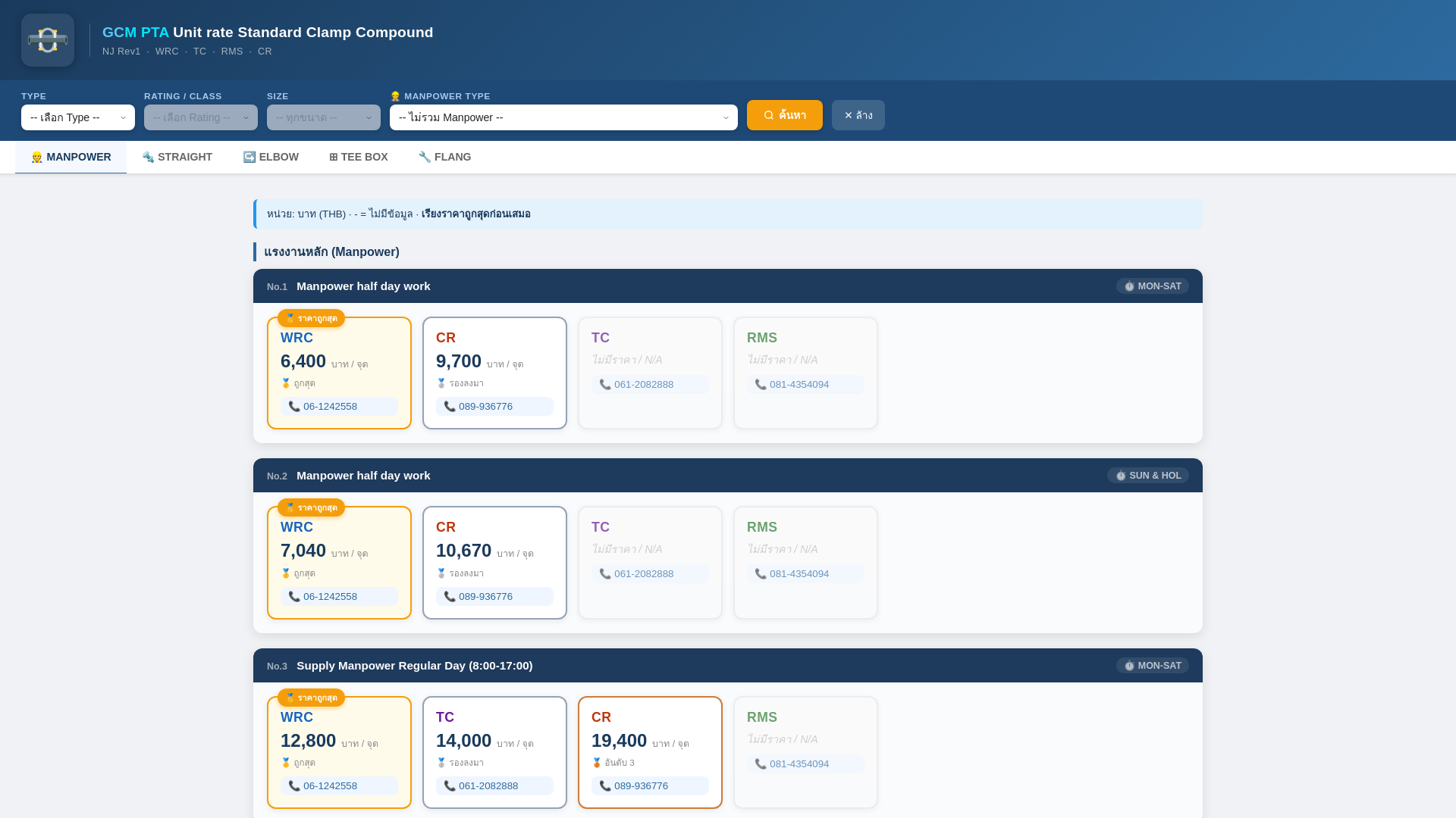 website screenshot of https://pta-clamp.pages.dev/