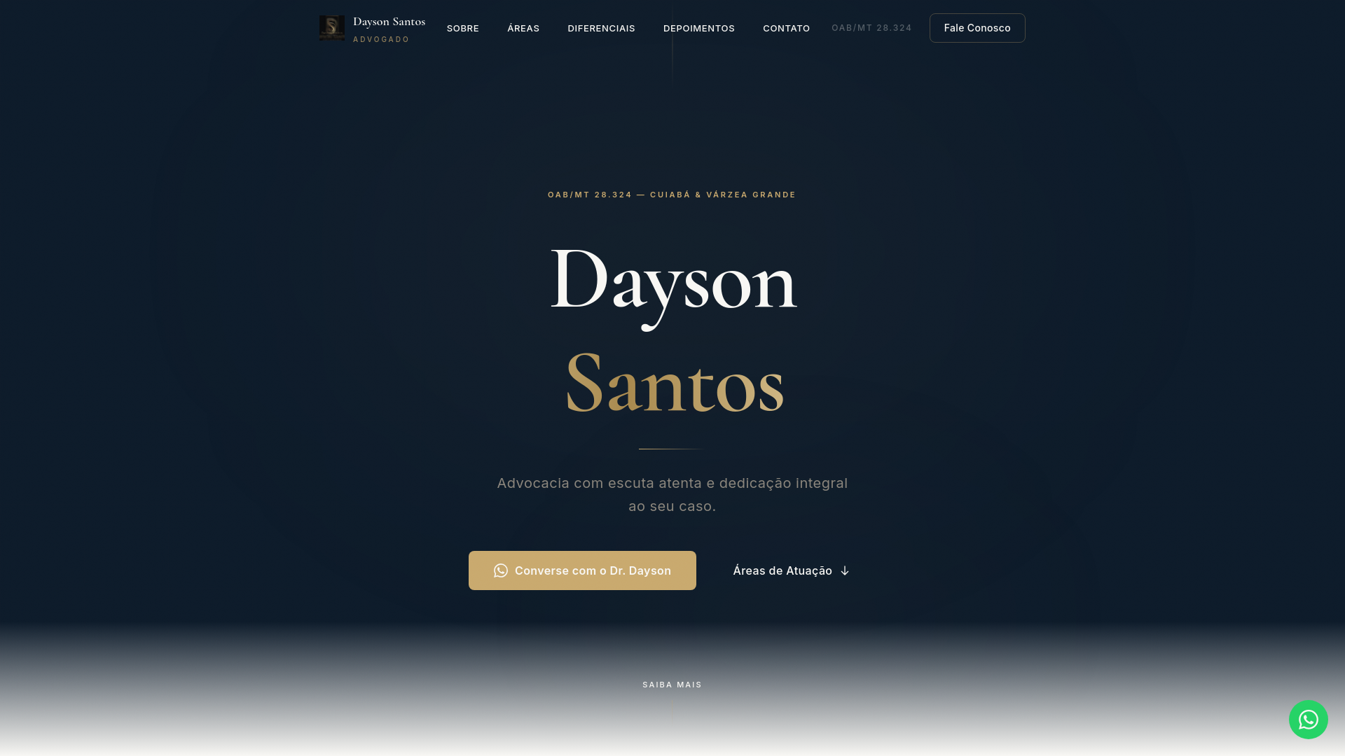website screenshot of https://daysonsantos.pages.dev/