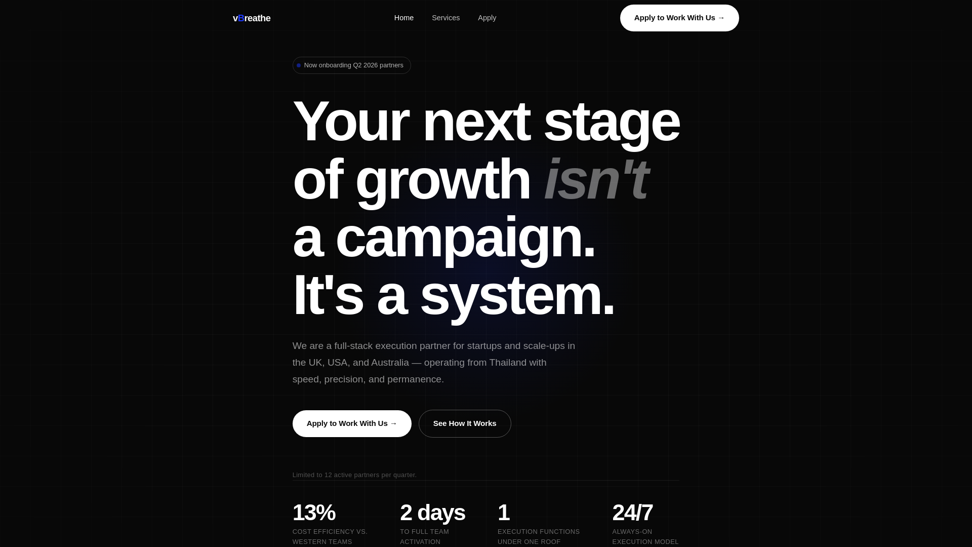 website screenshot of https://vbreatheaircaremarketing.com