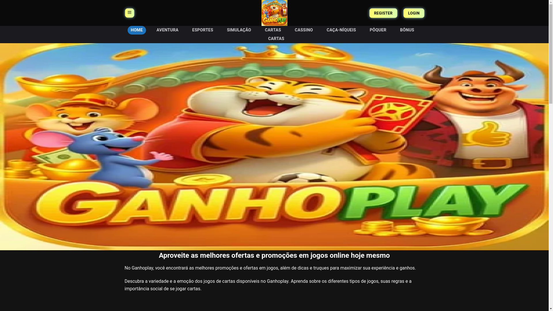 website screenshot of https://ganhoplay.org/