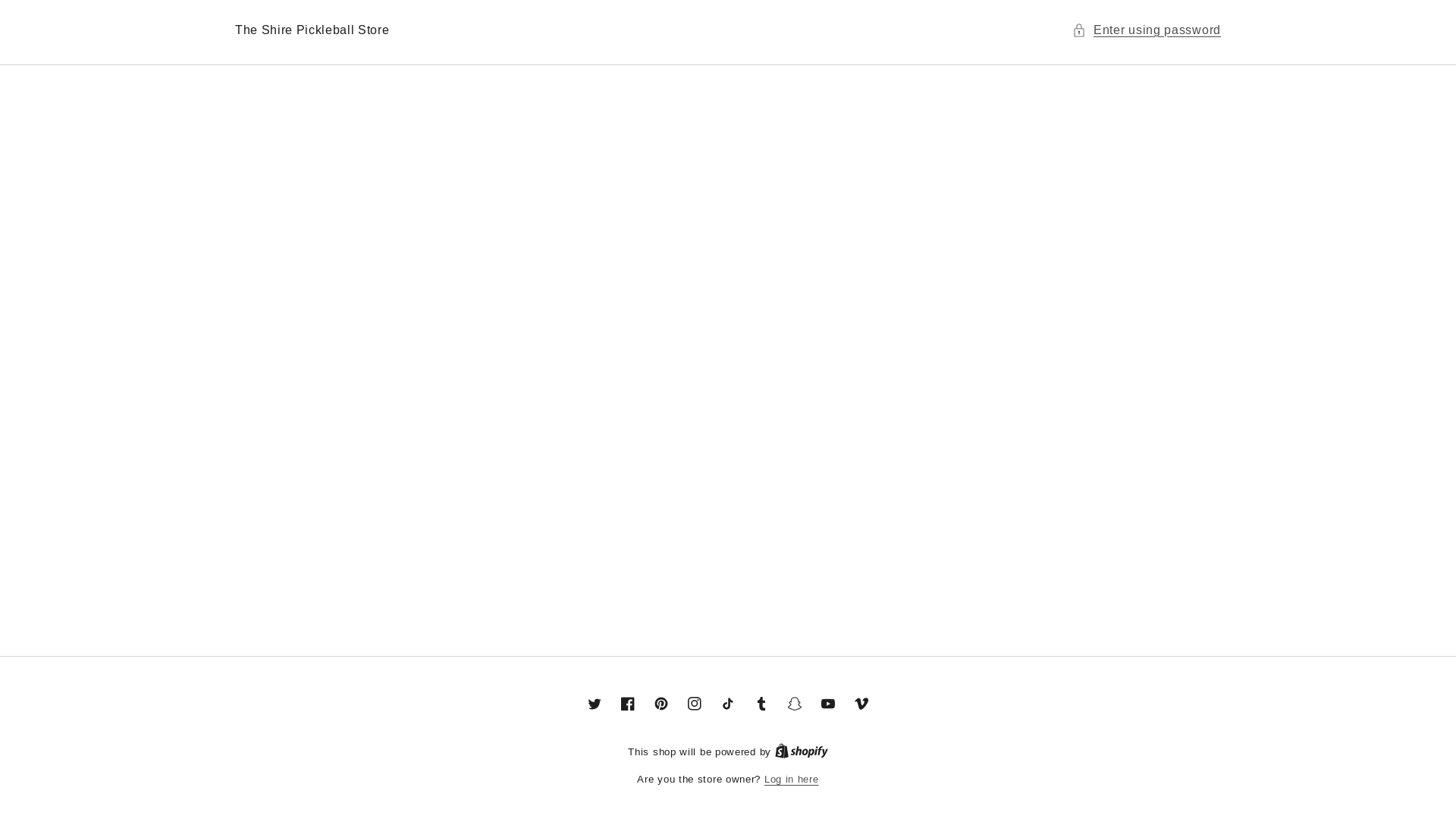 website screenshot of https://shirepickleball.com/