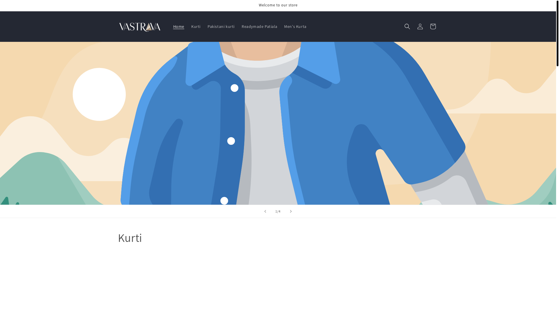 website screenshot of https://vastravafashion.store/