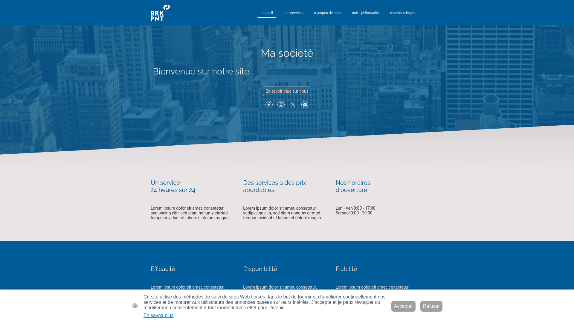 website screenshot of https://interfrance92fr.com/