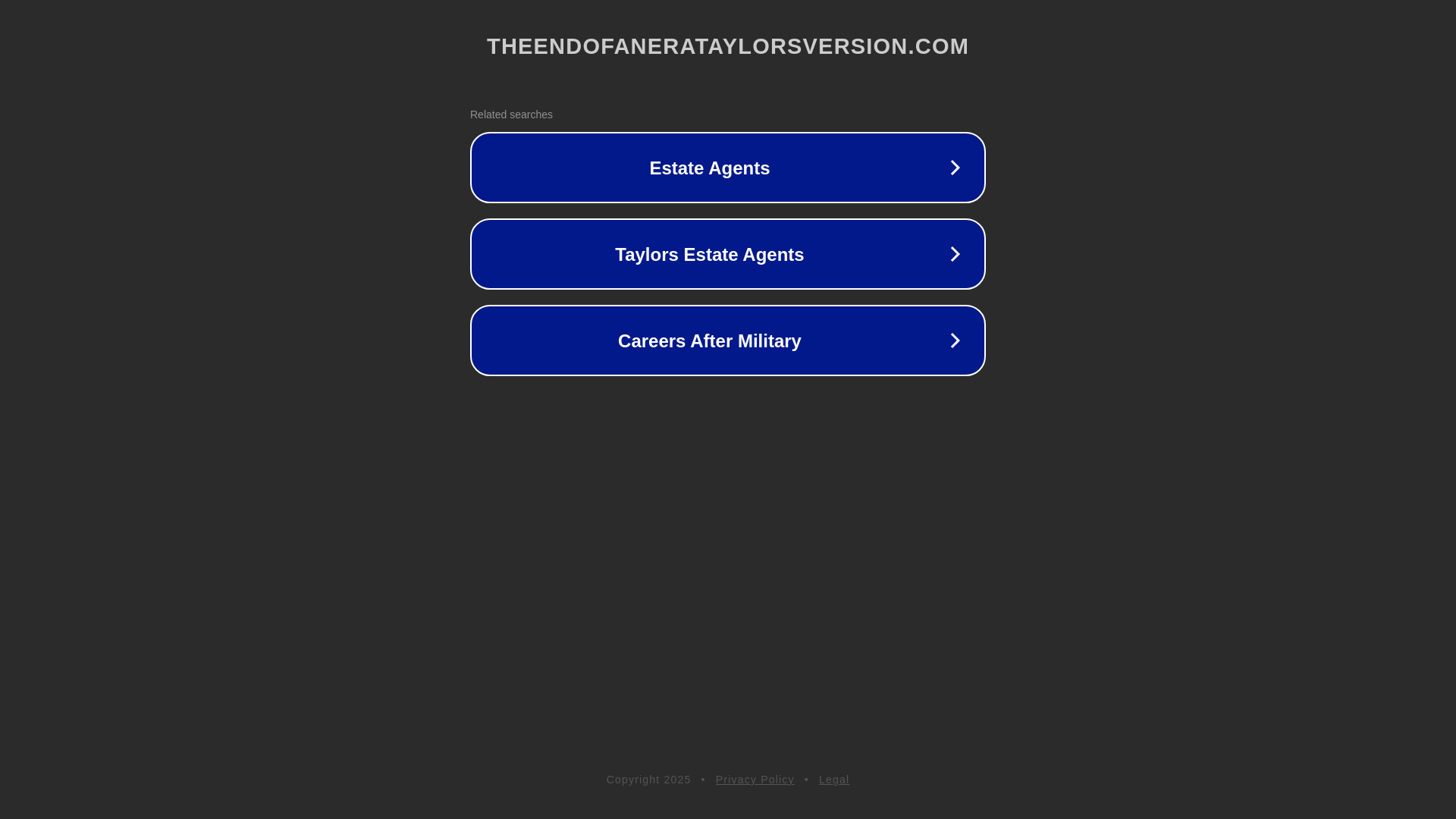 website screenshot of https://theendofanerataylorsversion.com/