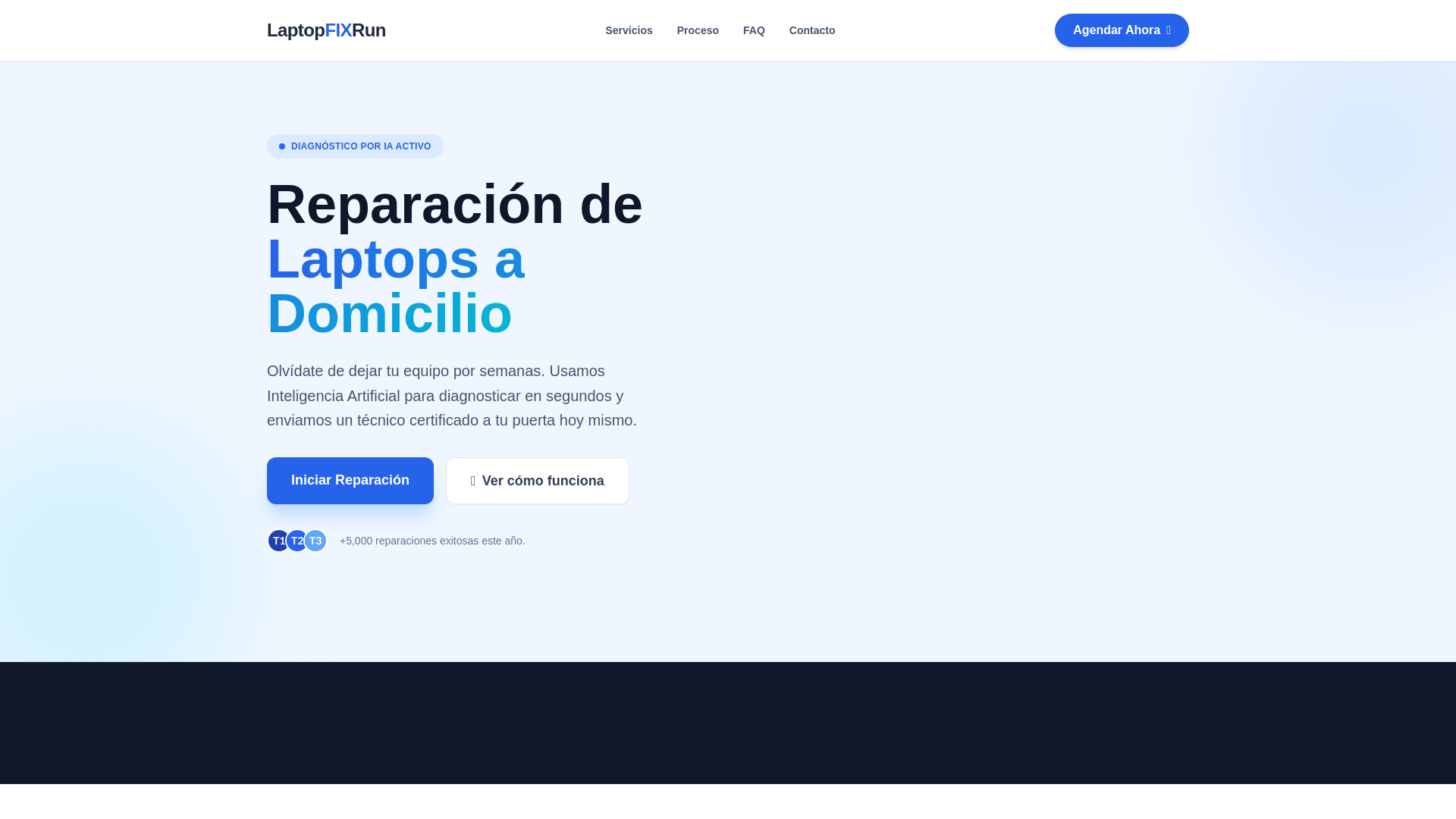 website screenshot of https://laptopfixrun.com/