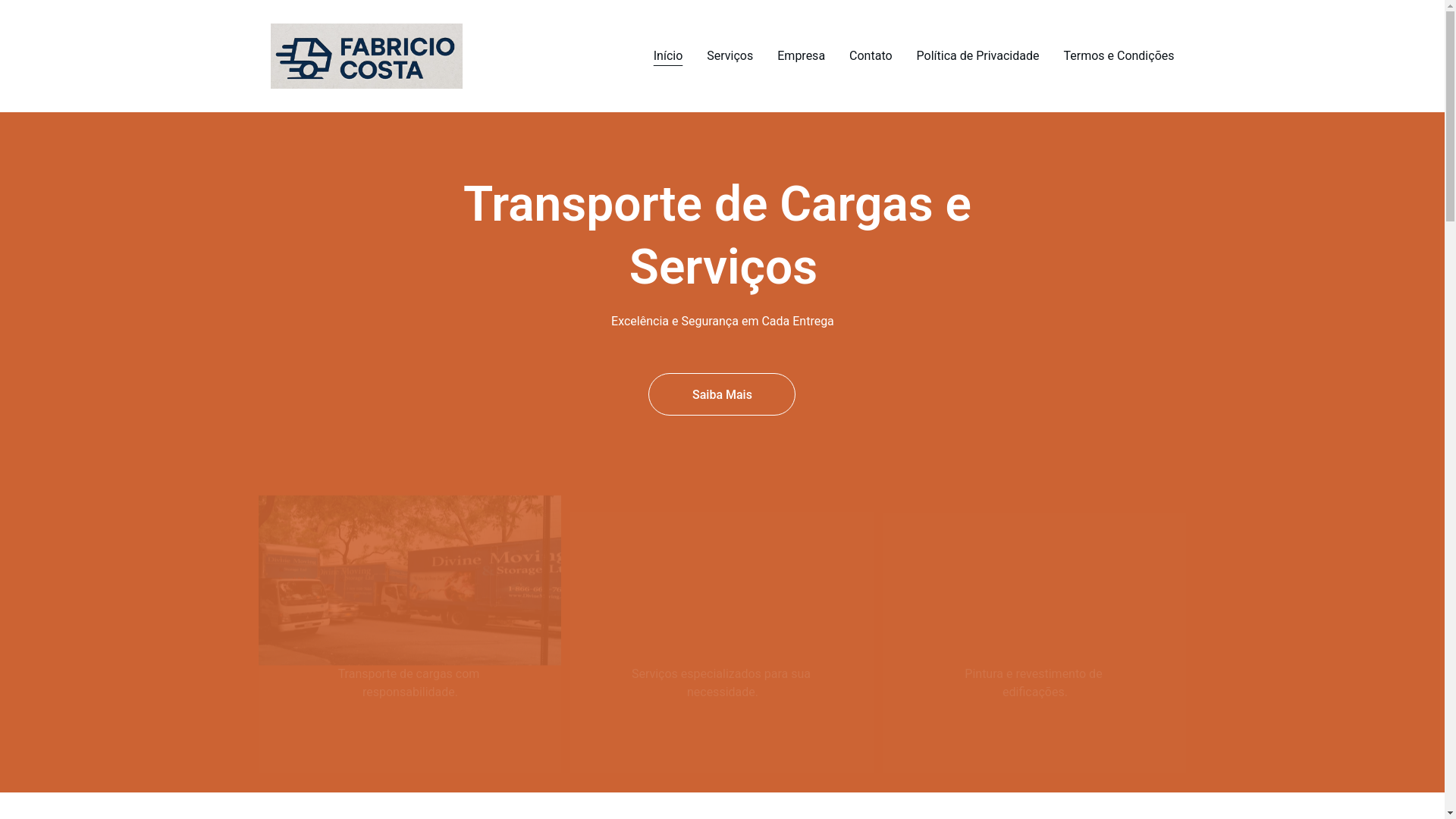 website screenshot of https://fabriciocostasilva.com.br/