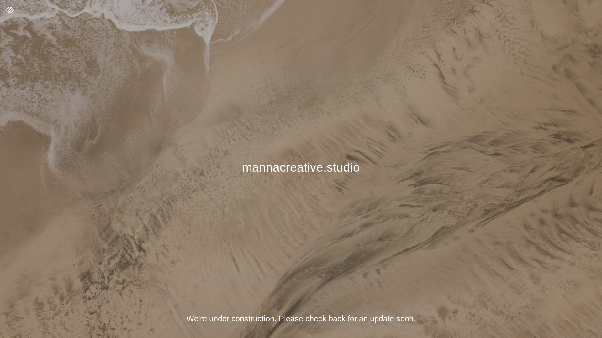 website screenshot of https://mannacreative.studio/