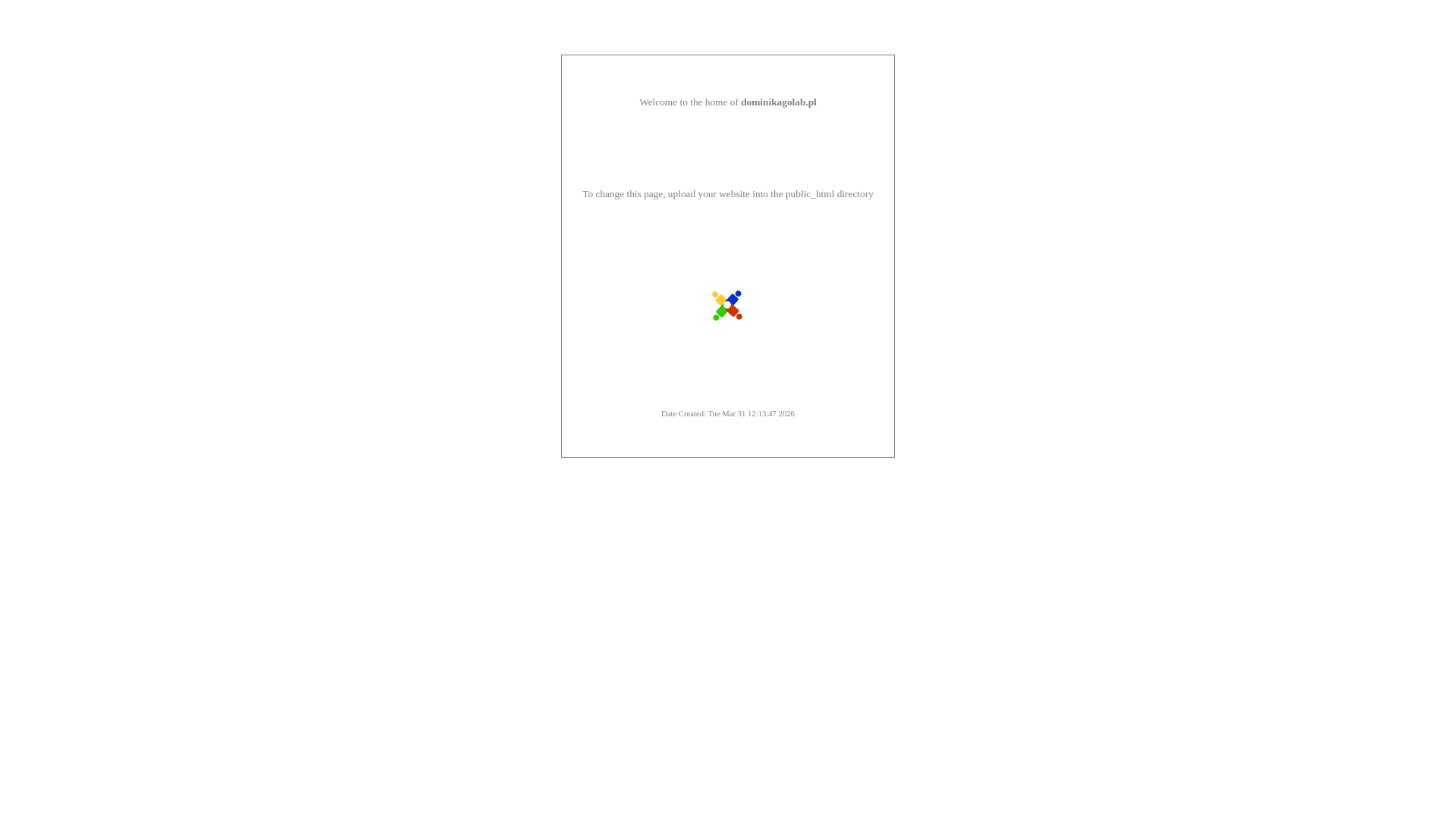 website screenshot of https://dominikagolab.pl/