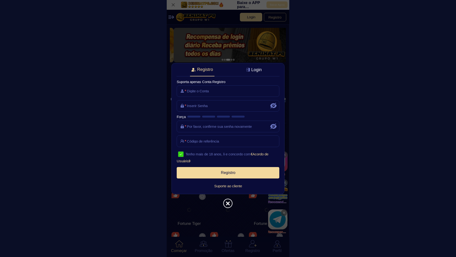 website screenshot of https://beniihatpg.com/