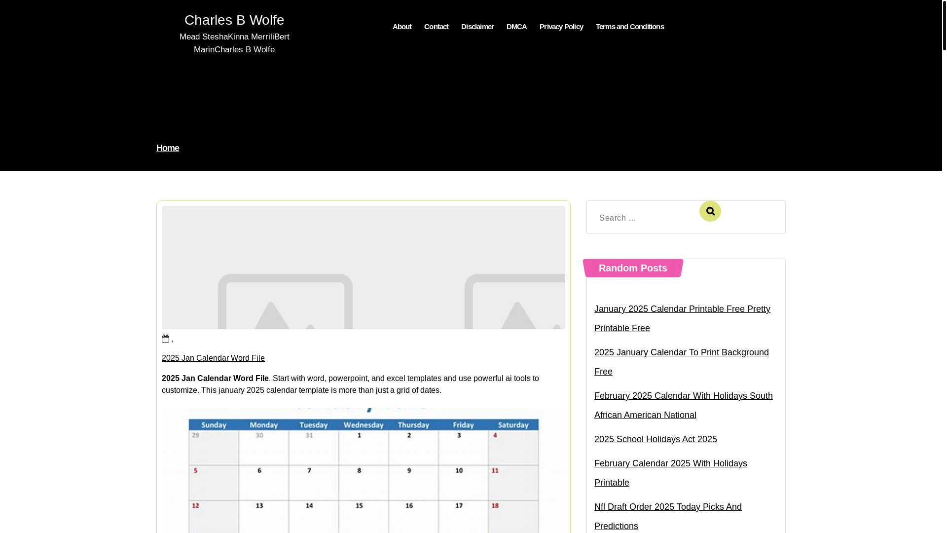 website screenshot of https://charlesbwolfeb.pages.dev/