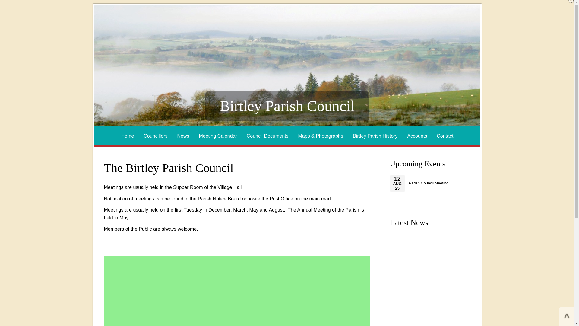 website screenshot of https://birtleyparishcouncil.org.uk/