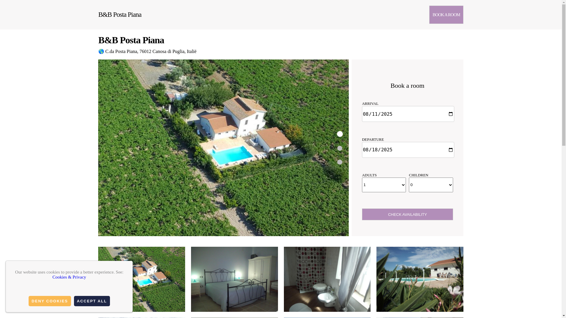 website screenshot of https://b-b-posta-piana.com.es/