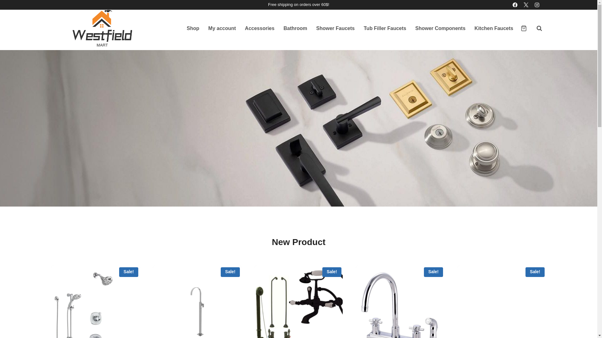 website screenshot of https://westfieldmart.com/