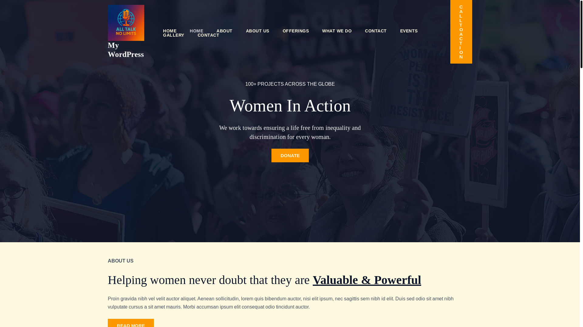 website screenshot of https://alltalknolimits.info/