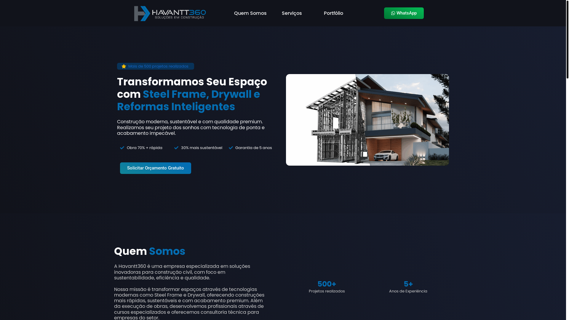 website screenshot of https://havantt360.com.br/