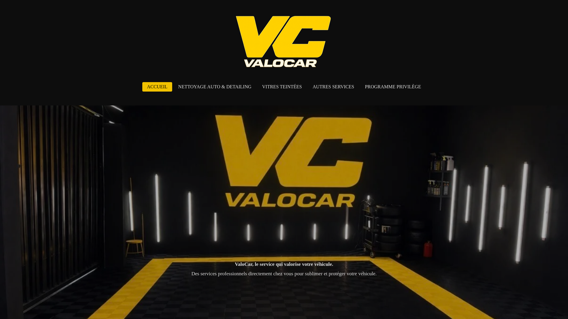 website screenshot of https://valocar.be/