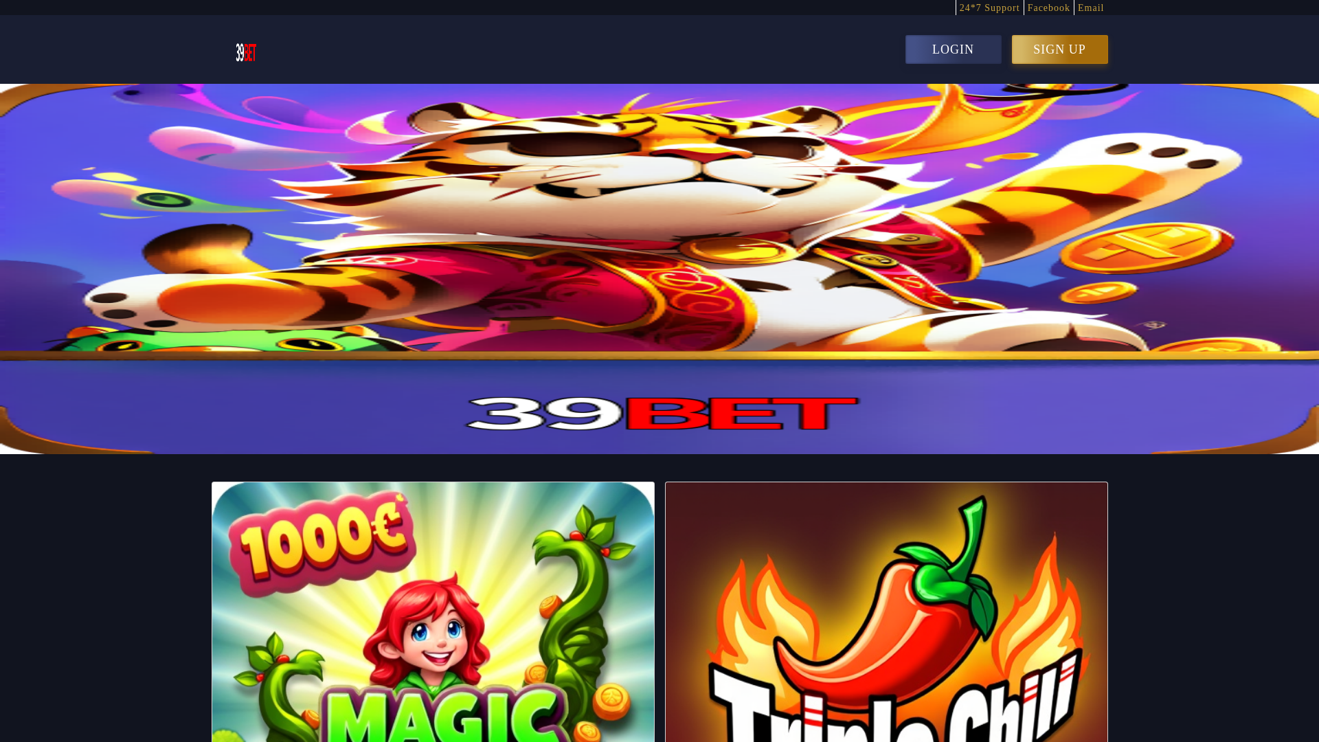 website screenshot of https://39betcc.com