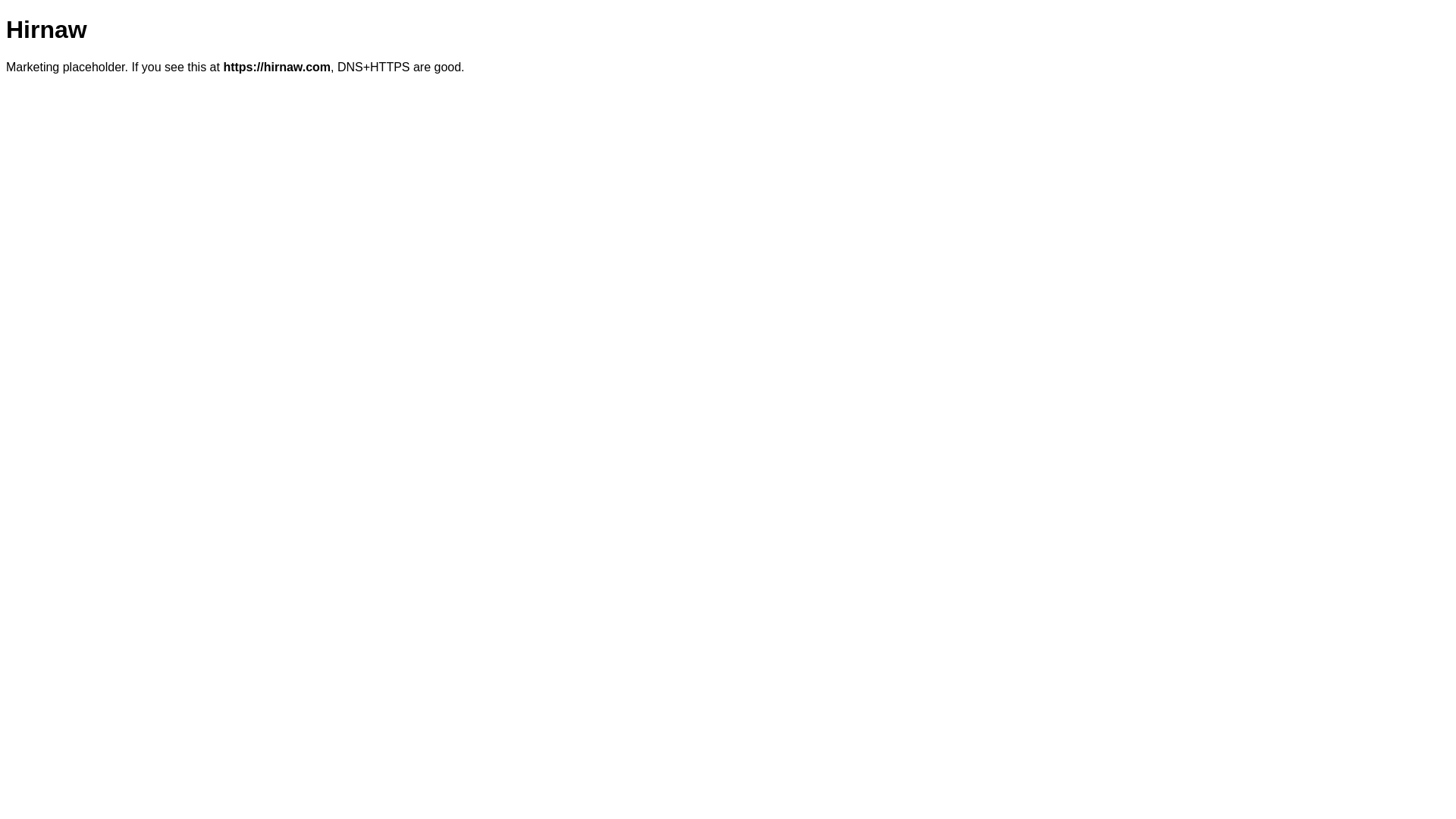 website screenshot of https://hirnaw.com/