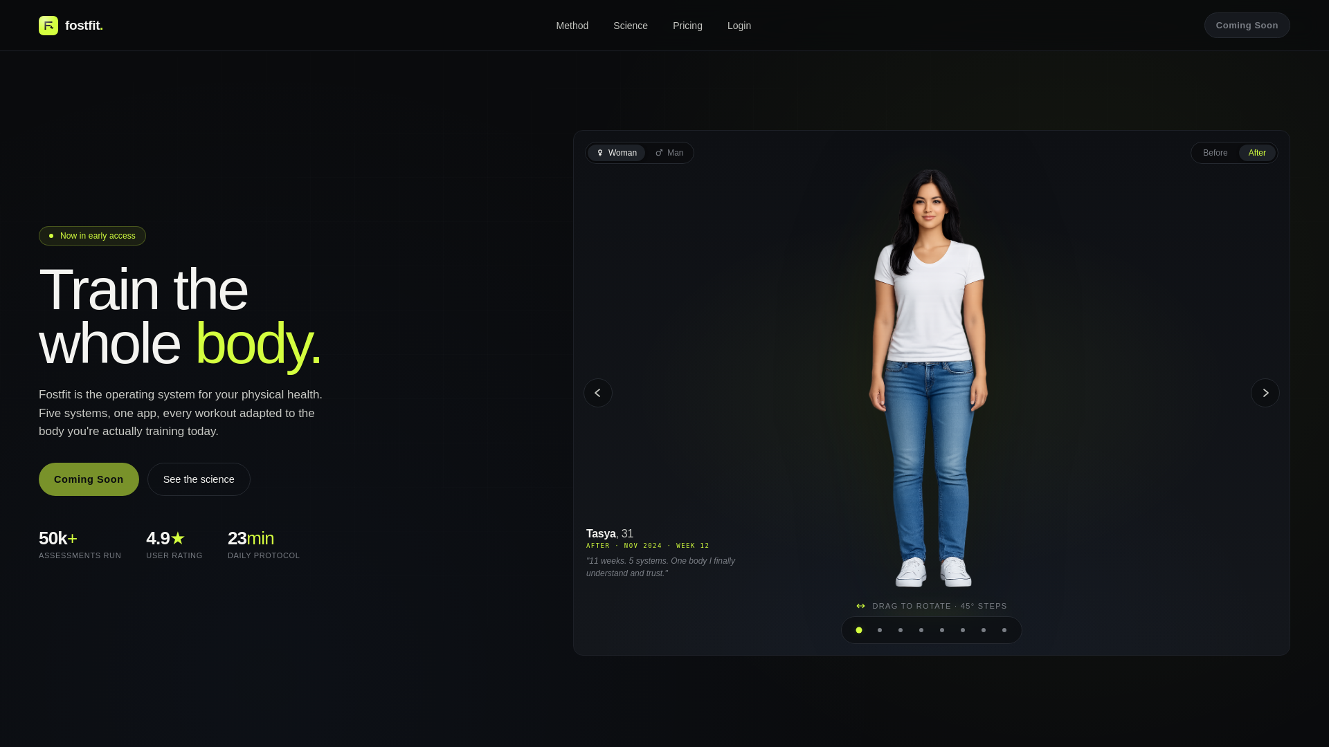website screenshot of https://fostfit.com/