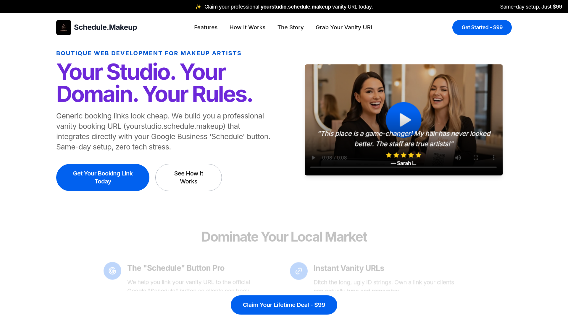 website screenshot of https://schedulemakeup-com.pages.dev/