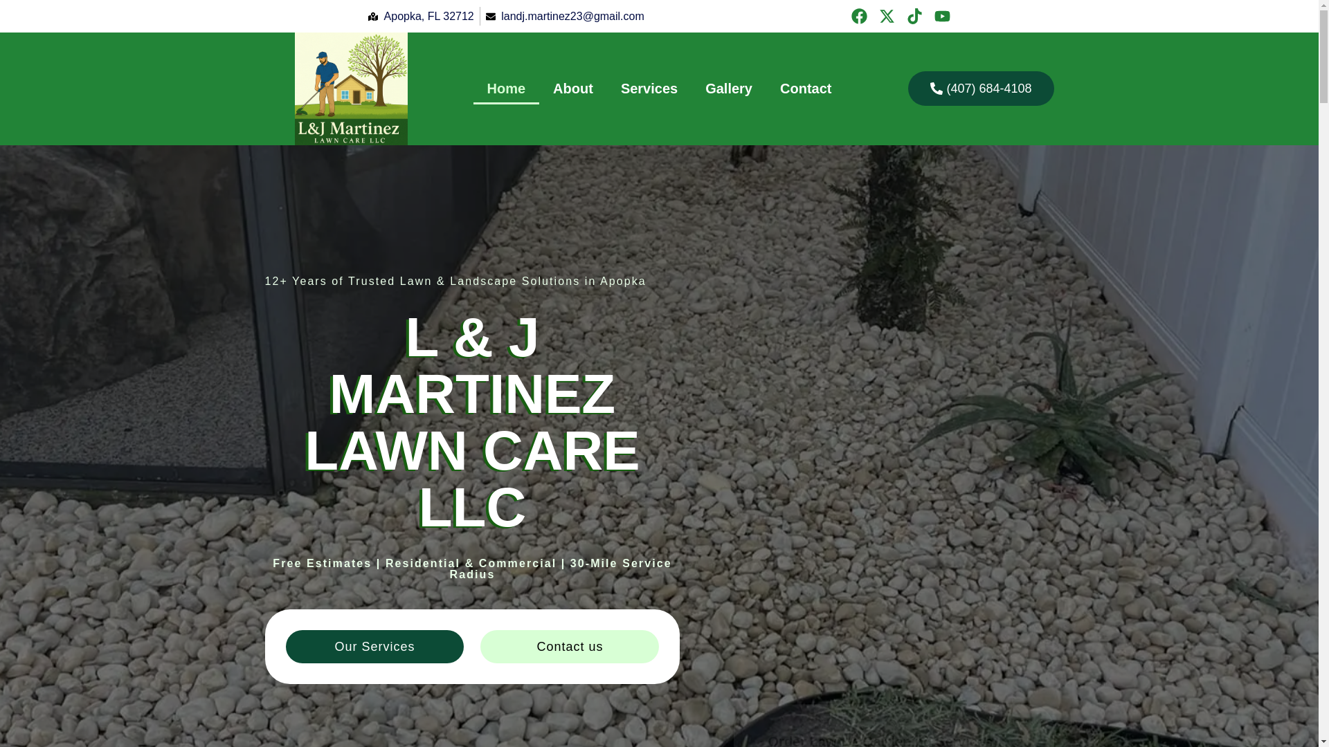 website screenshot of https://landjmartinezlawncarellc.com/