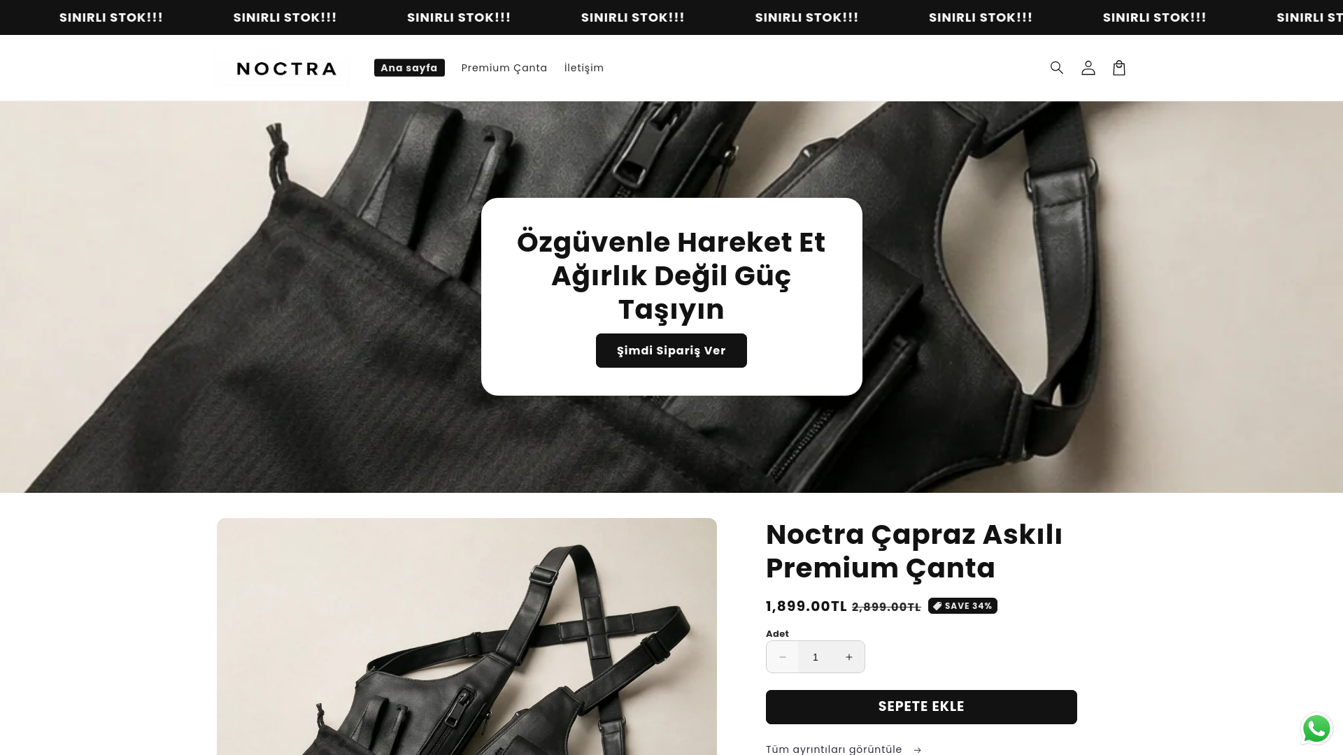 website screenshot of https://noctratr.com