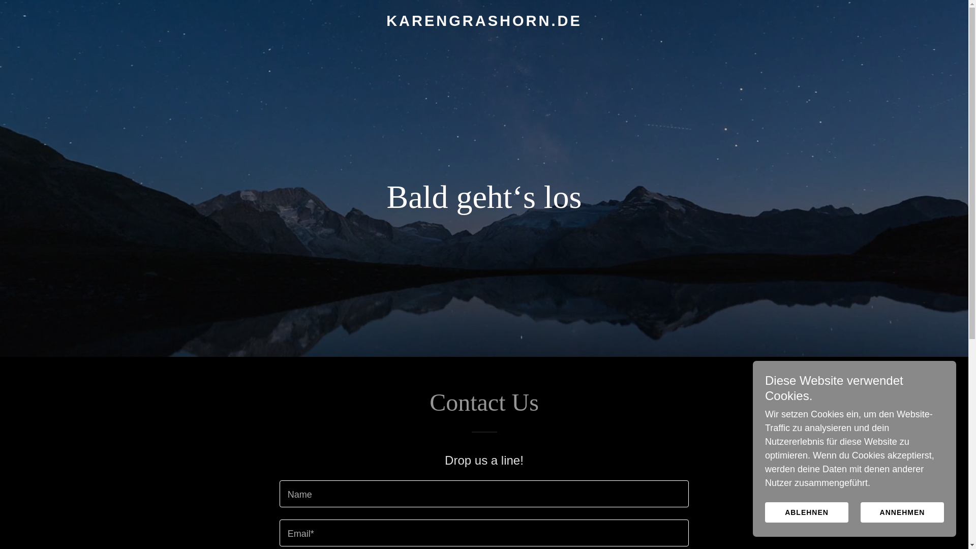 website screenshot of https://karengrashorn.de/