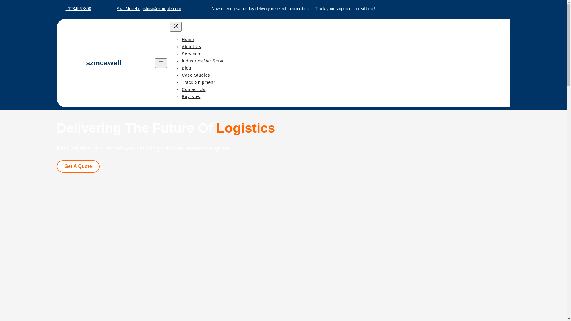website screenshot of https://szmcawell.com/