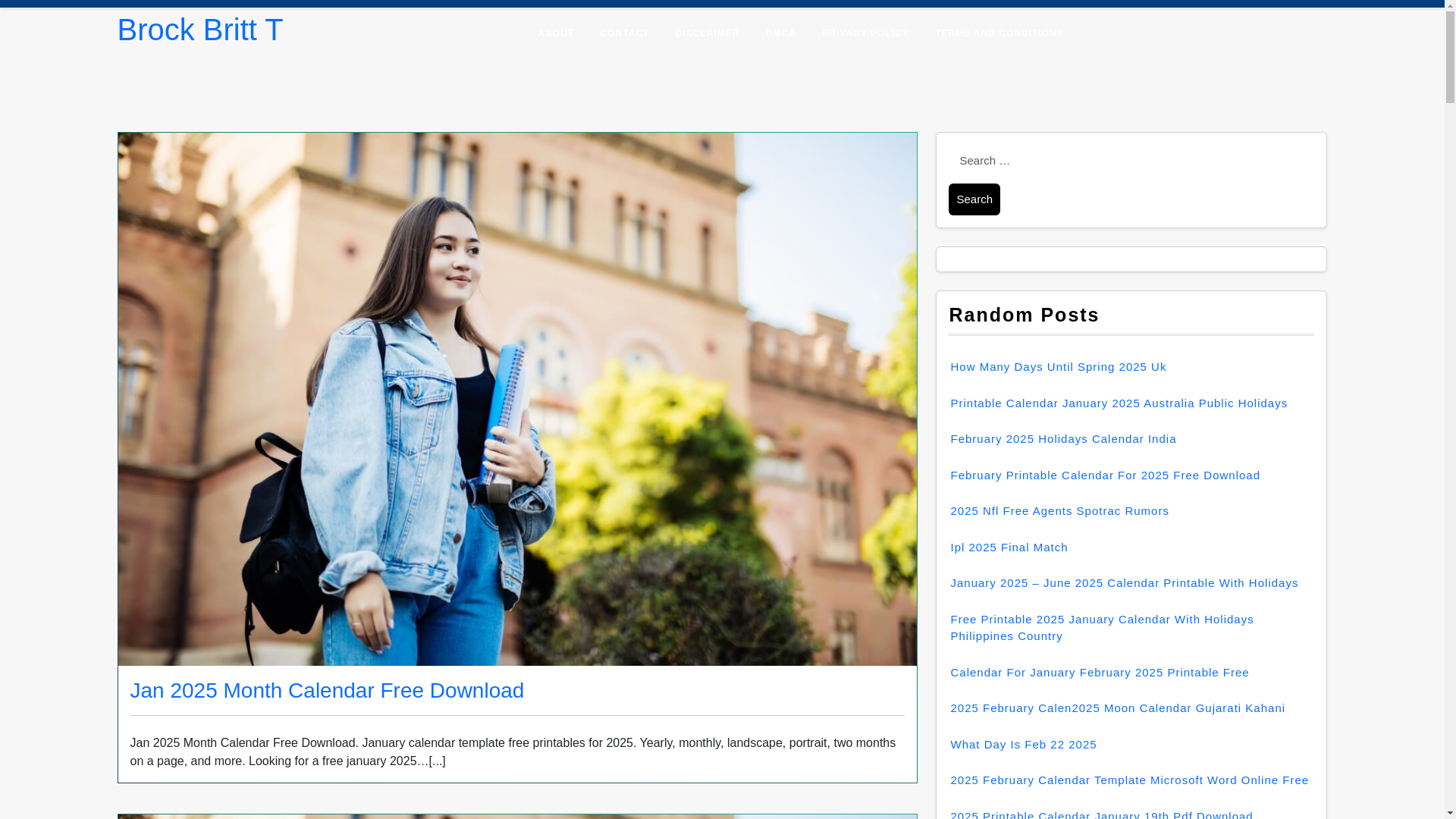 website screenshot of https://brockbrittt.pages.dev/