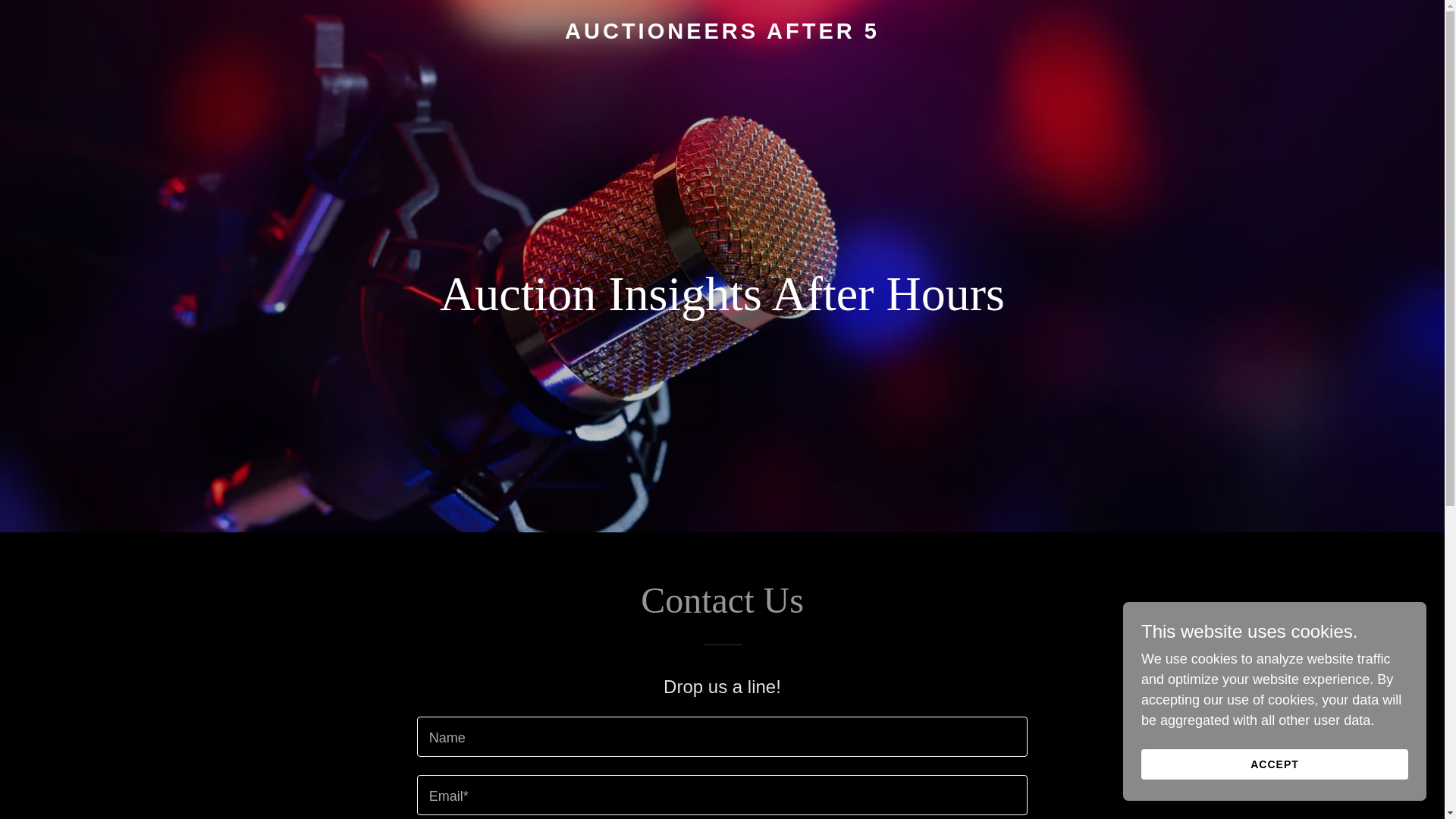 website screenshot of https://auctioneersafter5.com/