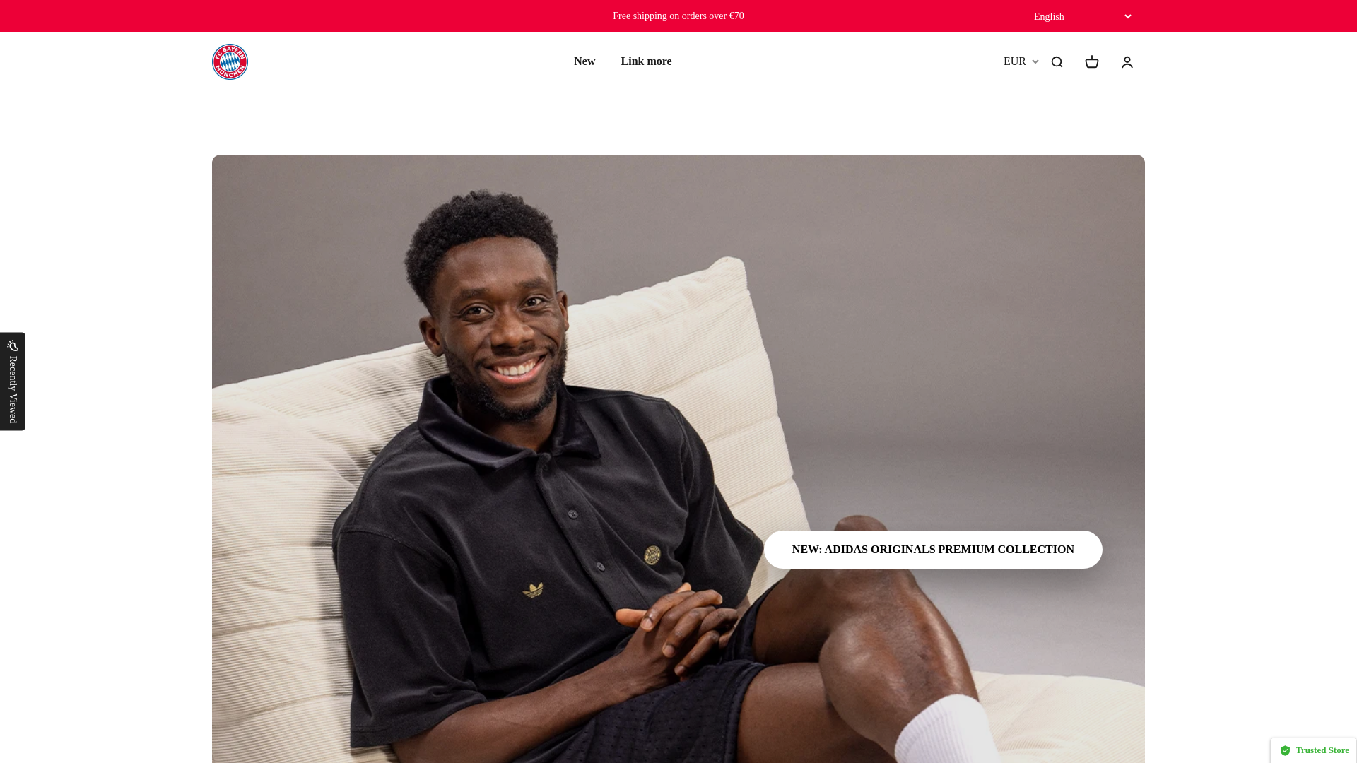 website screenshot of https://fcbayernoffical.top/