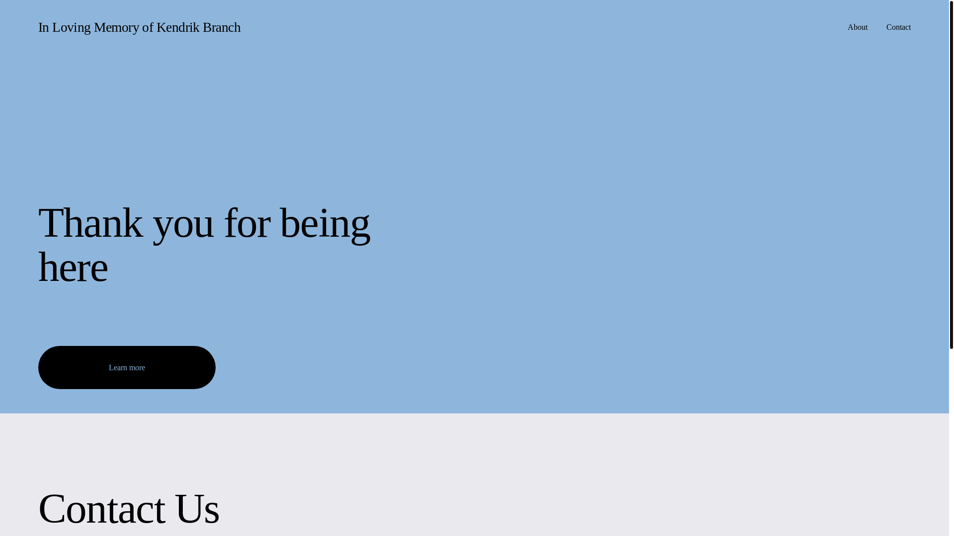 website screenshot of https://kendrikbranch.org/