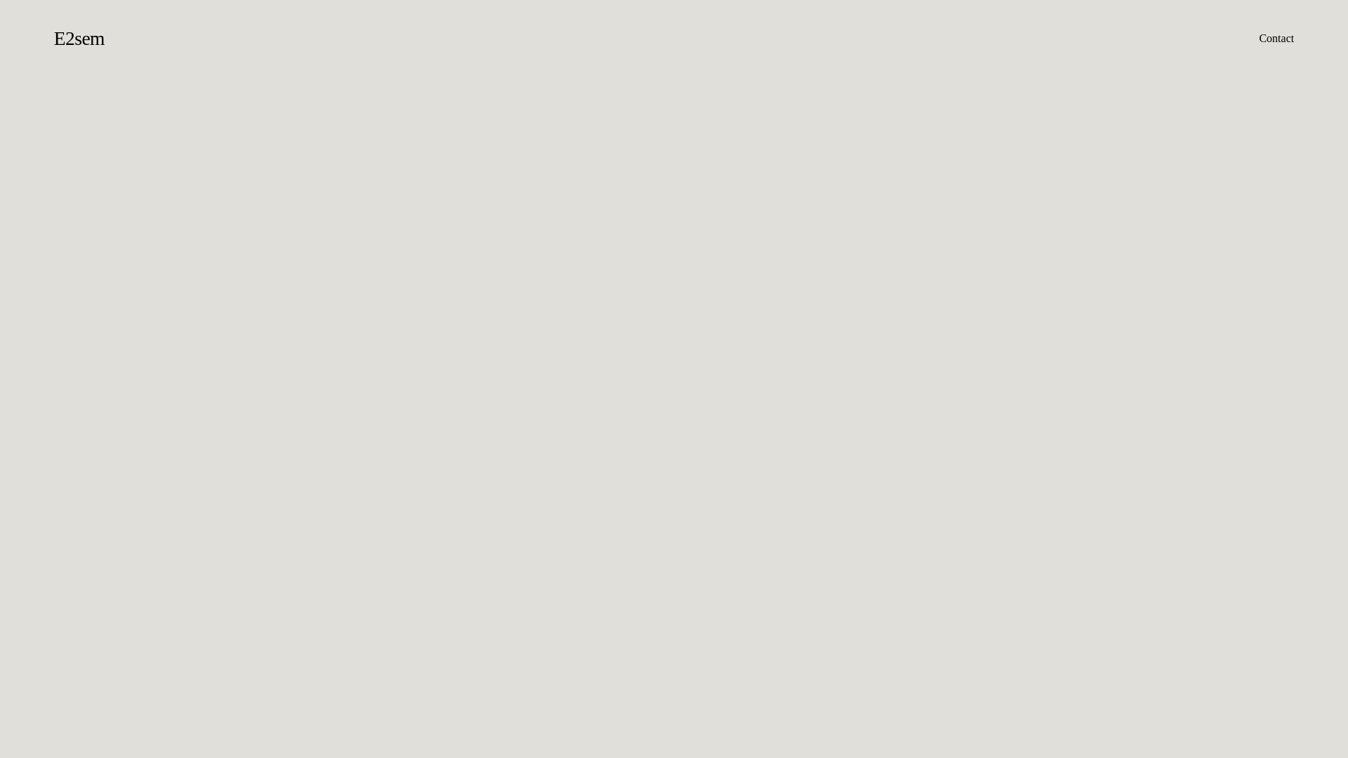 website screenshot of https://e2sem.com/