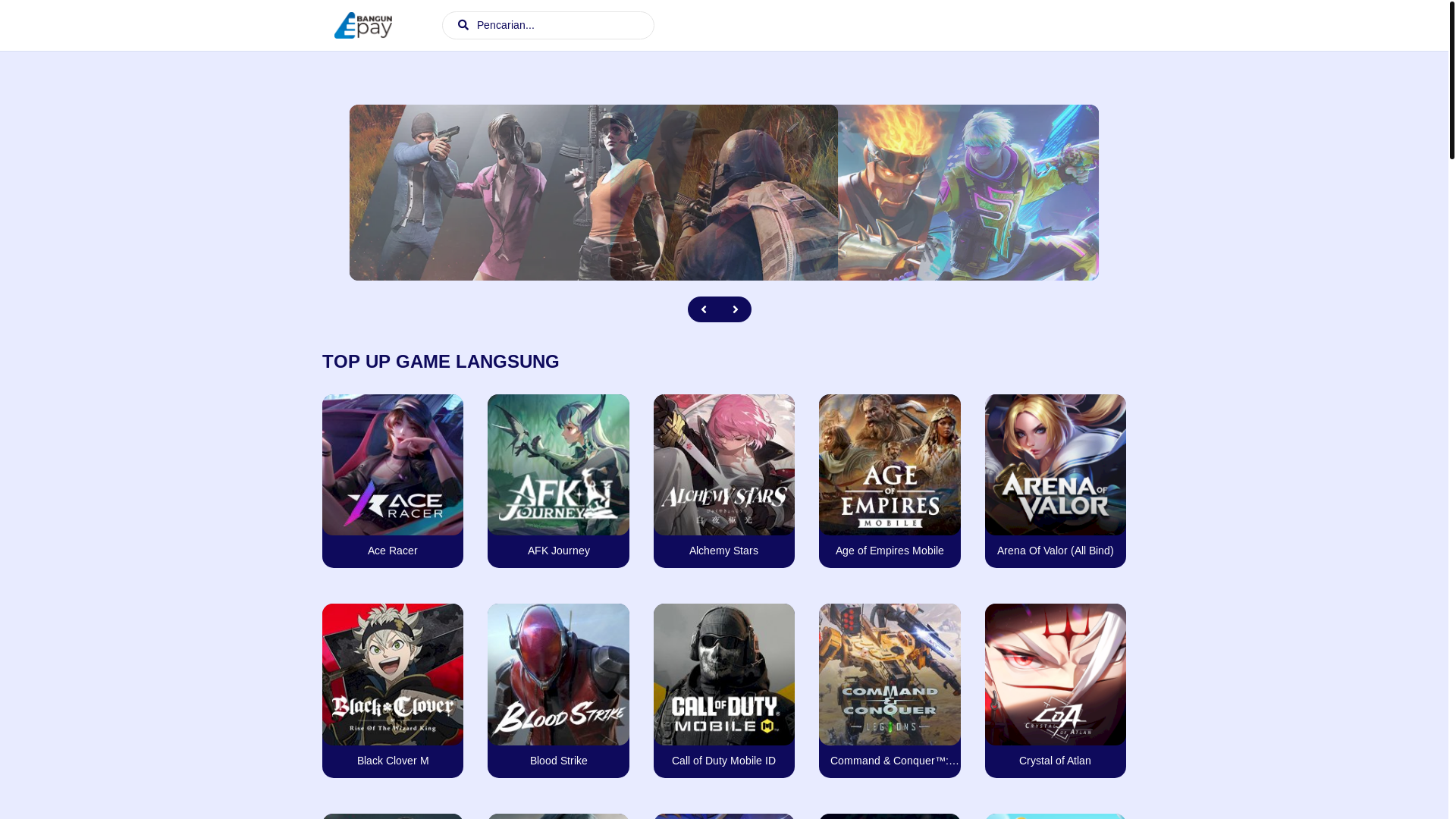 website screenshot of https://orbitraya.id/