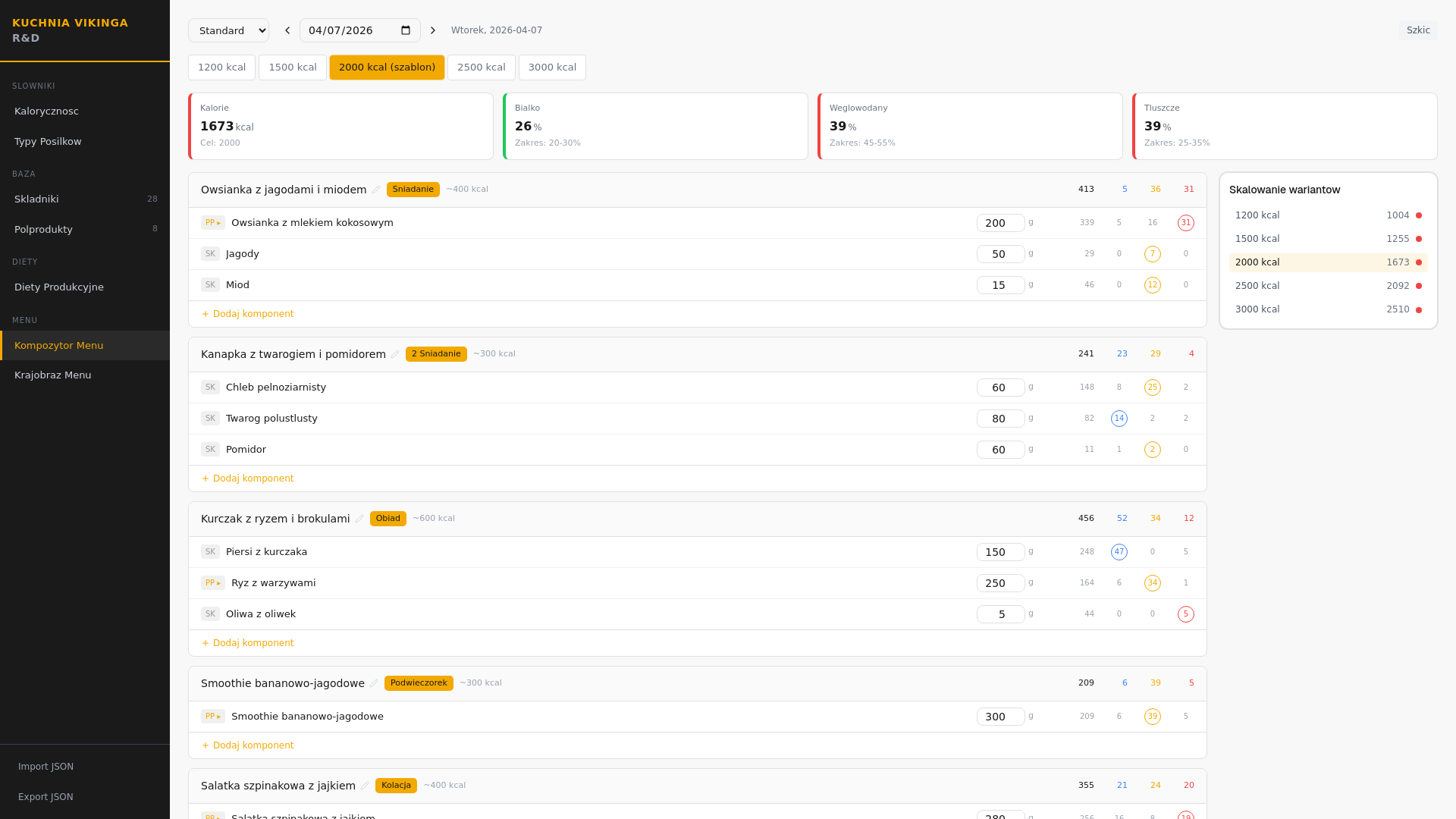 website screenshot of https://kv-planowanie-menu-poc.pages.dev/