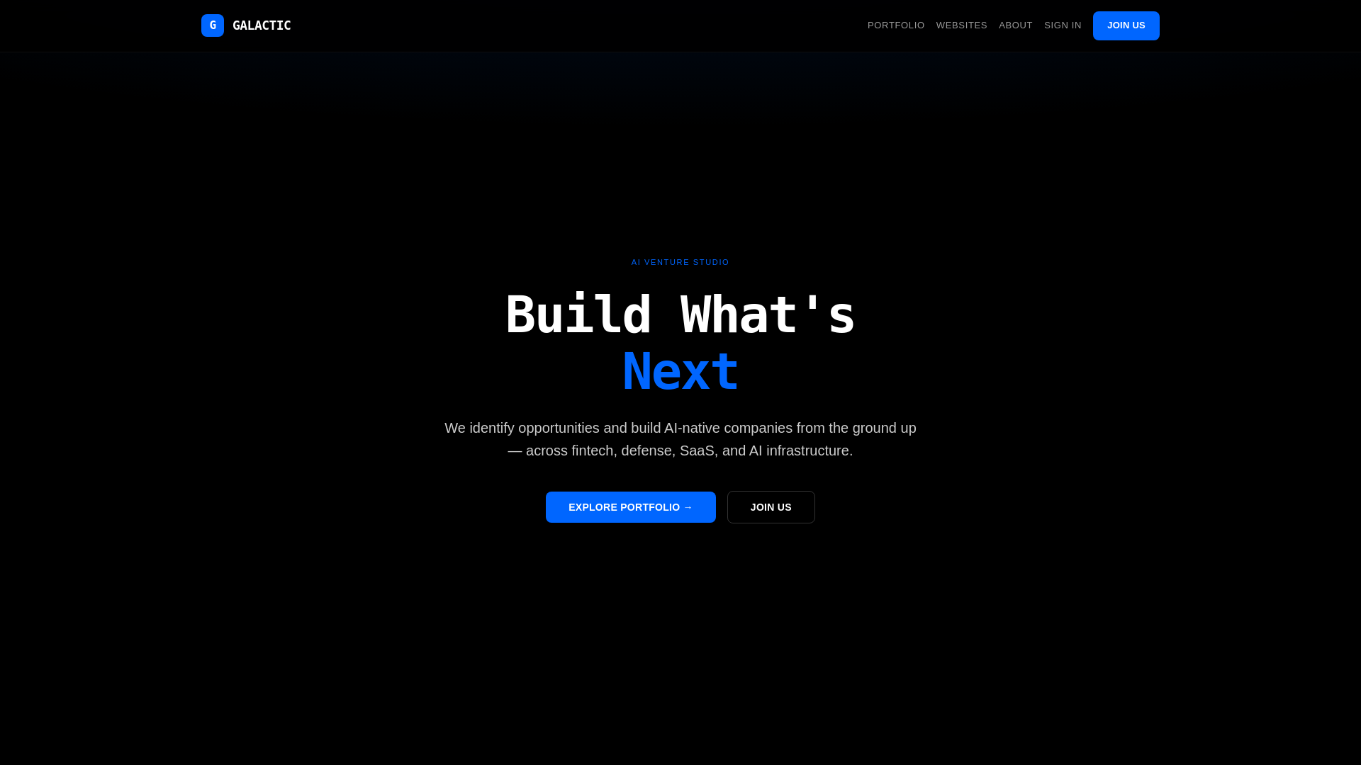website screenshot of https://galactic-web-2f5.pages.dev/