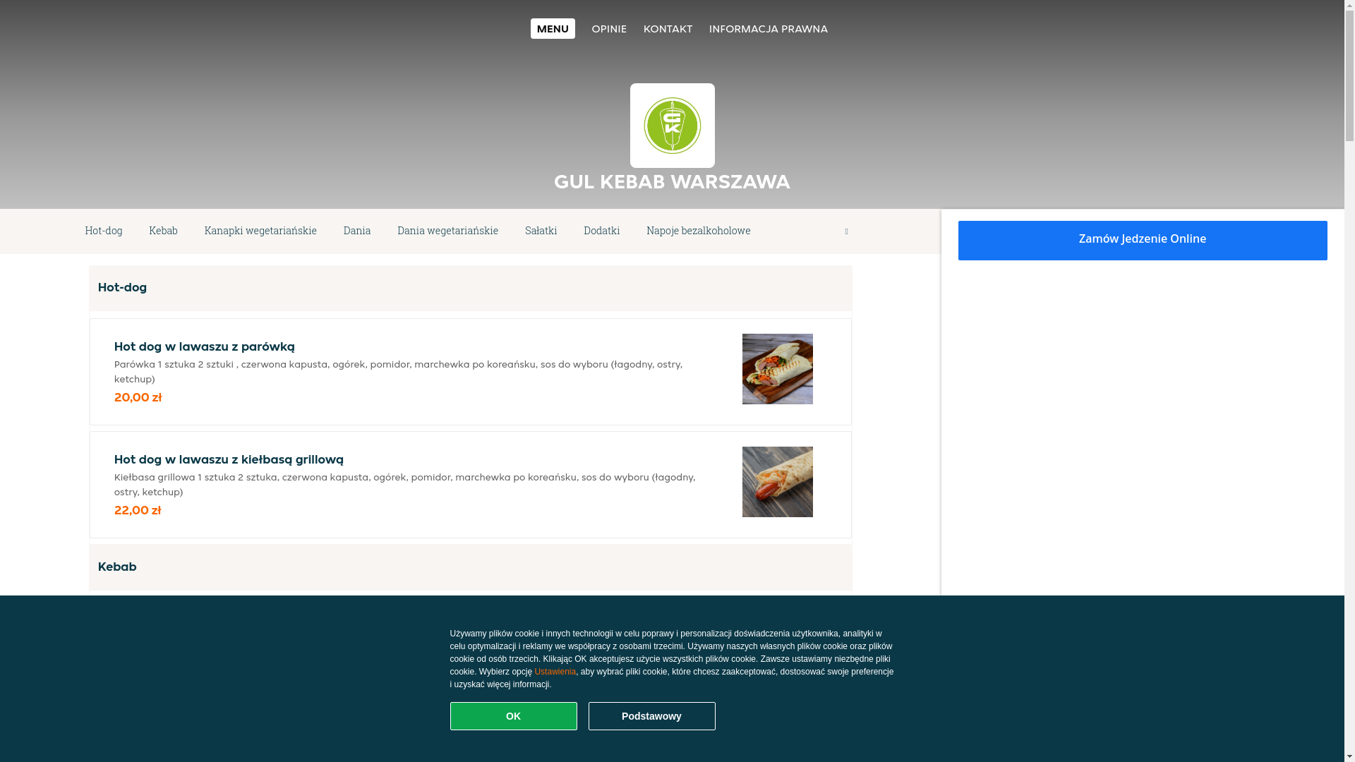 website screenshot of https://gul-kebab-warszawa.pl/