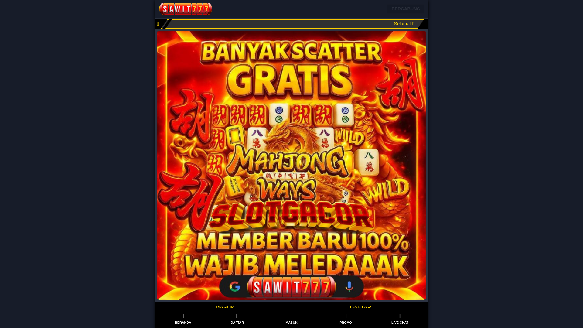 website screenshot of https://ccc-sawit777.pages.dev/