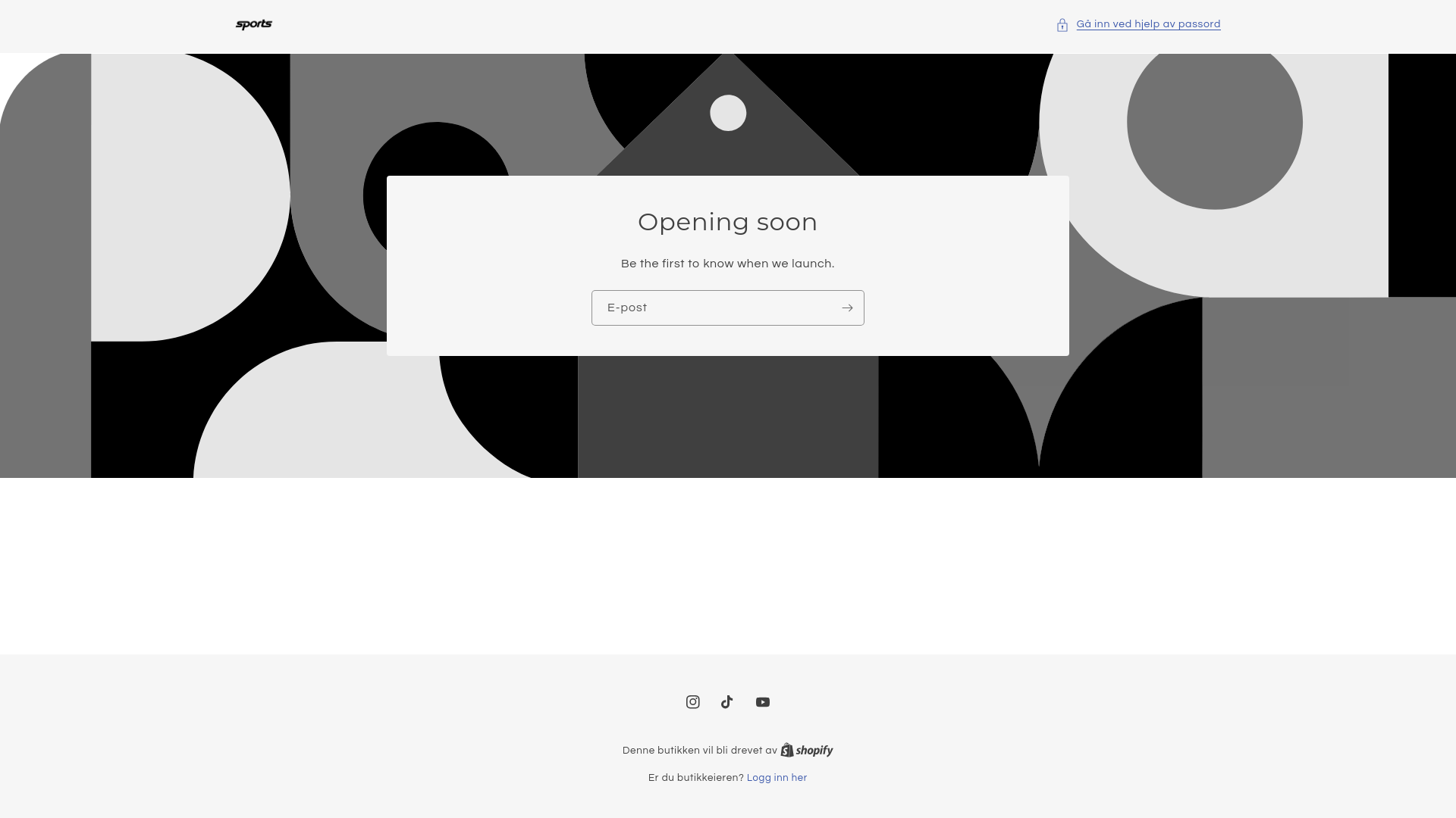 website screenshot of https://sportrecovery.store/