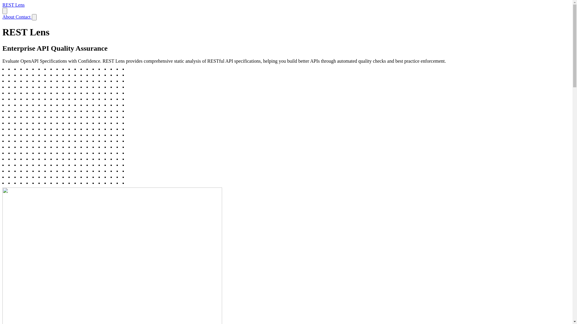website screenshot of https://restlens-landing.pages.dev/