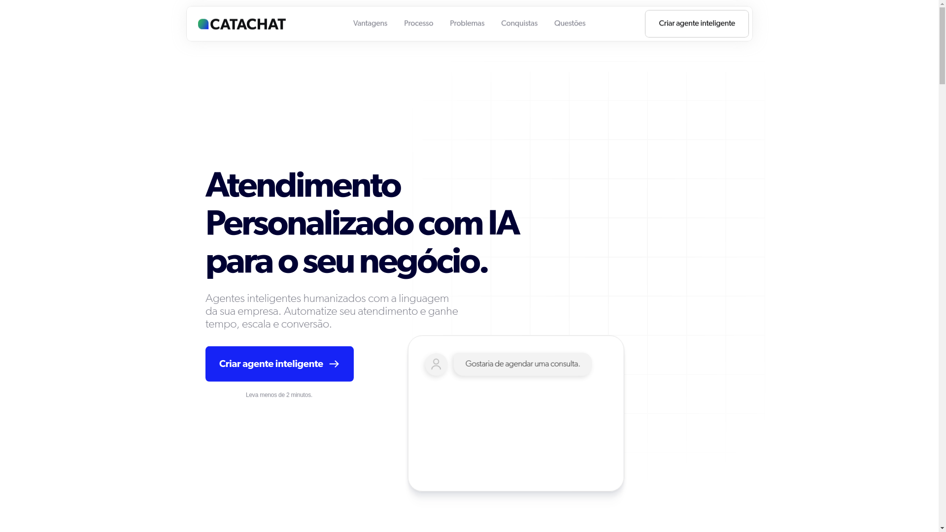 website screenshot of https://catalizzatec.com.br/