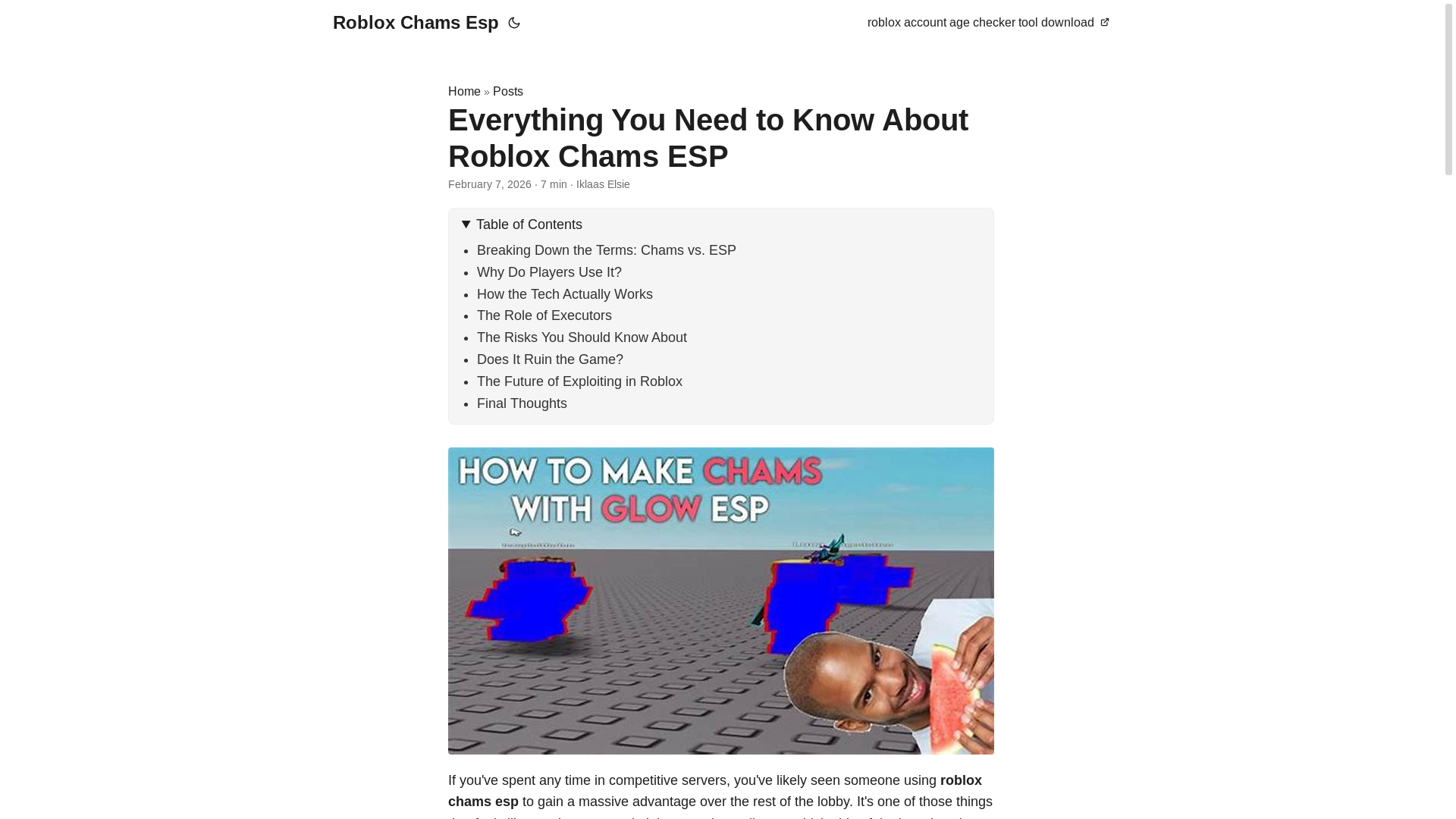 website screenshot of https://roblox-chams-esp.pages.dev/