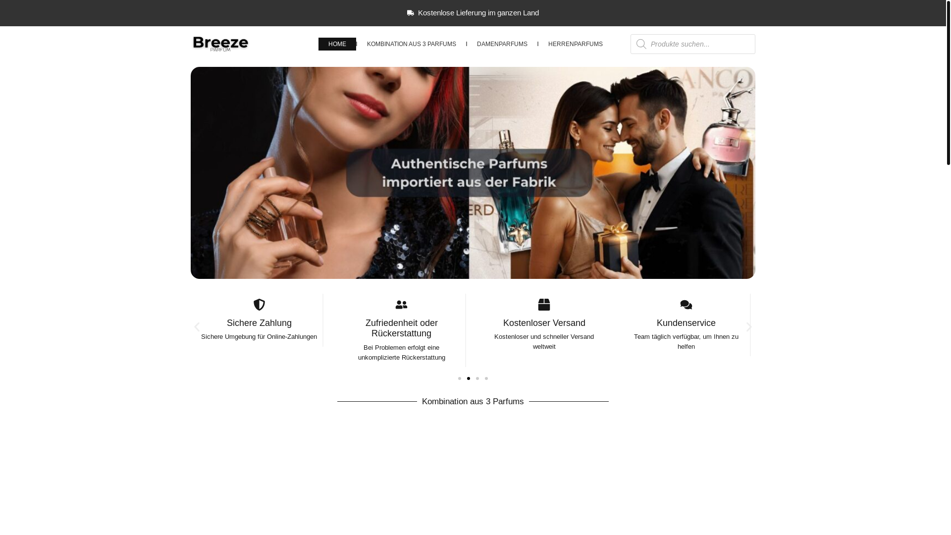 website screenshot of https://breeze-deutschland.com/