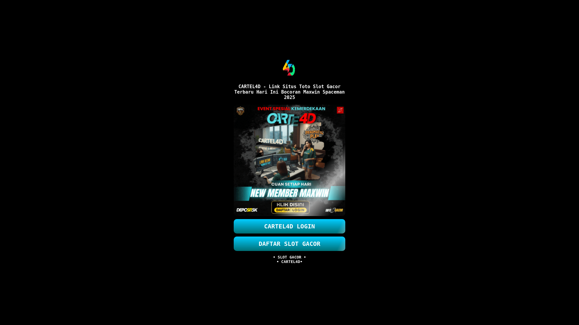 website screenshot of https://cartel4dunggulan.pages.dev/